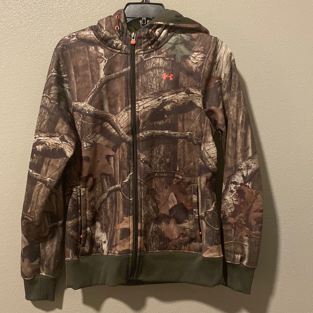 Camo Under Armor Hooded Zip up